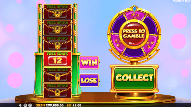extra juicy megaways slot gamble wheel